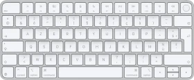 Apple Magic Keyboard mit Touch ID für Mac mit Apple Chip (USB-C), weiß/silber, USB/Bluetooth, FR
