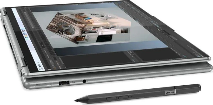 Lenovo Yoga 7 16IAH7, Arctic Grey, Core i5-12500H, 16GB RAM, 512GB SSD, Arc A370M Graphics, DE