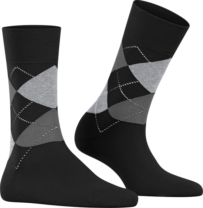 Falke Sensitive Argyle Socken schwarz (Damen)