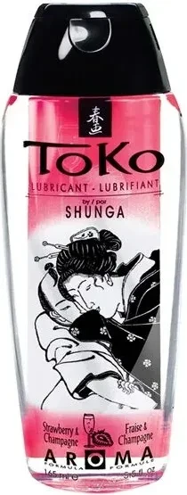 Shunga Toko Aroma Gleitgel Strawberry/Champagne, 165ml