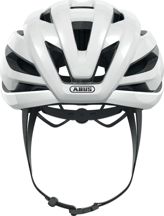 ABUS Stormchaser Helm race white shiny