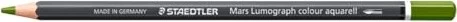 Staedtler Mars Lumograph colour aquarell 104 Aquarellstift olivgrün, Kartonetui, 6er-Pack