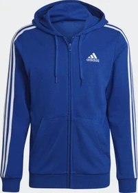 adidas Essentials French Terry 3-Streifen Hoodie royal blue/white (Herren)