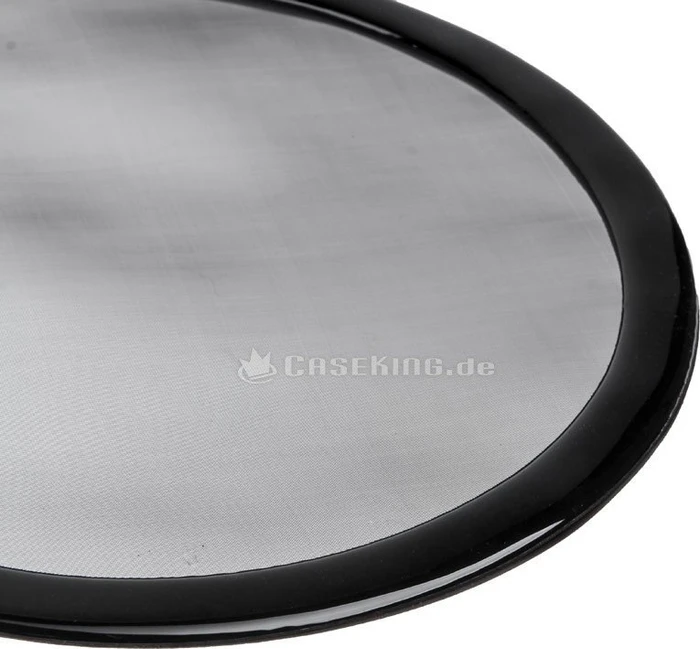 DEMCiflex Staubfilter 210mm rund schwarz/schwarz