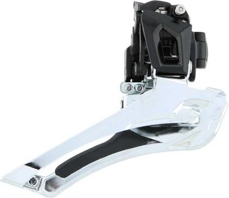Shimano 105 FD-R7000-B 2-fach 11s Umwerfer Schelle (Bottom Swing) 31.8mm silky black