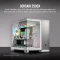 Corsair 2500X White/Satin Gray Aluminium, weiß/silber, Glasfenster Vorschaubild