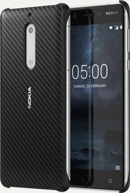 Nokia CC-803 Carbon Fibre Design Case für Nokia 5 schwarz