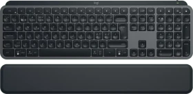 Logitech MX Keys S Plus MX Palm Rest, Graphite, schwarz, LEDs weiß, Logi Bolt, USB/Bluetooth, ND (920-011583)