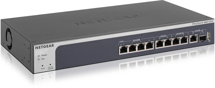 Netgear MS510 Desktop Gigabit Smart Switch, 9x RJ-45, 1x SFP+