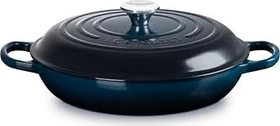 Le Creuset Gourmet-Profitopf Bräter aus Gusseisen rund 30cm 3.5l nuit