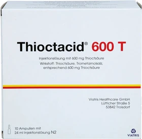 Thioctacid 600 T Injektionslösung, 240ml (10x 24ml)