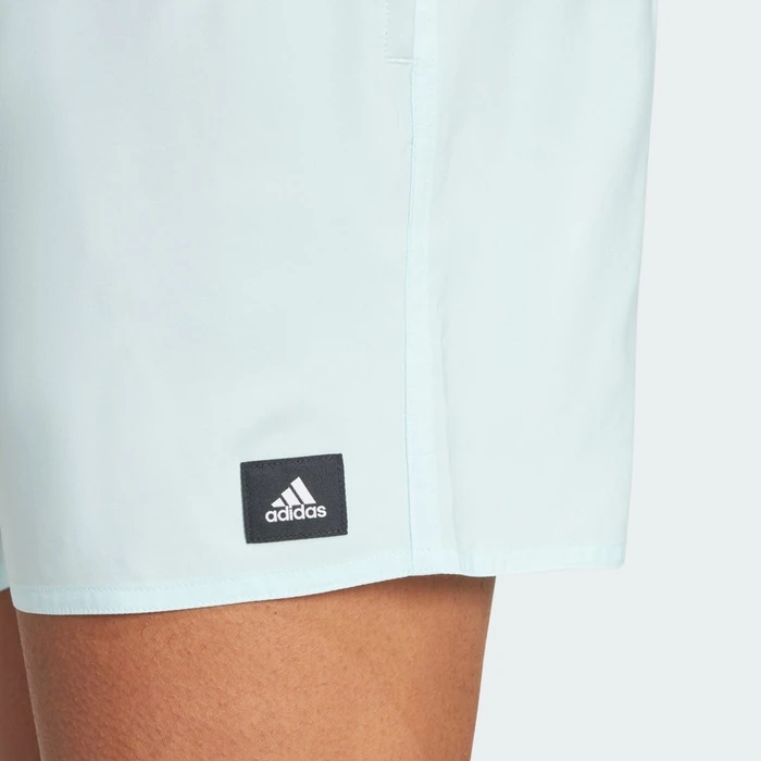 adidas Solid CLX Short-Length Badeshorts halo mint/black (Herren)