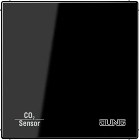 Jung KNX CO2-Sensor 2-fach schwarz, Multisensor (CO2 LS 2178 SW)