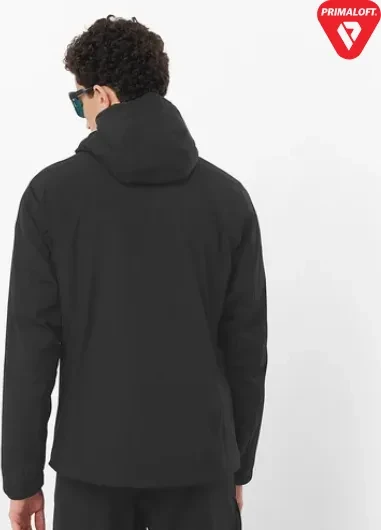 Salomon Mountain Flex Hooded Funktionsjacke deep black (Herren)