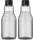 SodaStream Crystal Riffled Soda-Glasflasche 950ml, 2 Stück (1047240490)