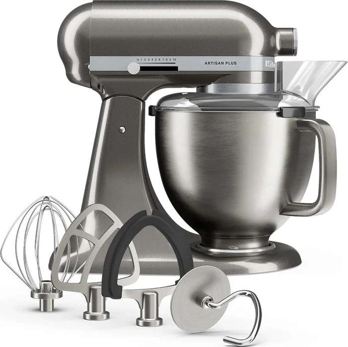 KitchenAid 5KSM50PKVEMS Artisan Plus medaillon silber