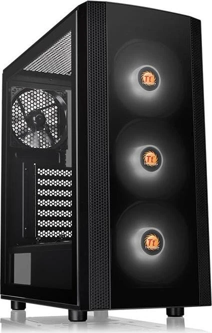 Thermaltake Versa J25 TG RGB, schwarz, Glasfenster