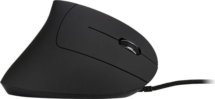 Inter-Tech Eterno KM-206WR ergonomische Vertikal-Maus für Rechshänder schwarz, USB