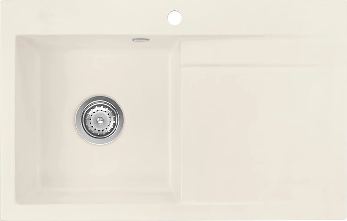 systemceram Stema 80 Einbau Becken links jasmin