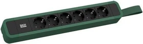 Bachmann Primo 2, 6-fach, mit Schlaufe, 2m, grün/schwarz