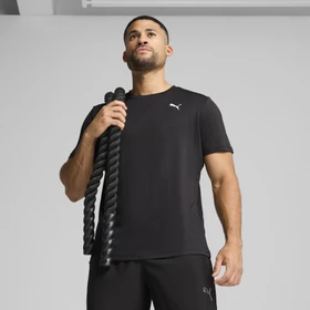 Puma Train All Day Essentials Poly Texture T-Shirt kurzarm puma black (Herren)