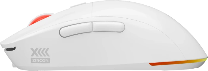 Genesis Zircon XIII Custom Wireless Gaming Mouse weiß, USB