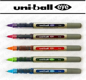 Uni-Ball Eye Fine UB-157 Tintenroller (Mine) sortiert, 5er-Set