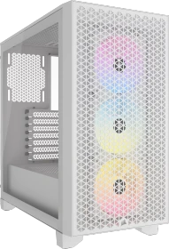 Corsair 3000D RGB Airflow, weiß, Glasfenster