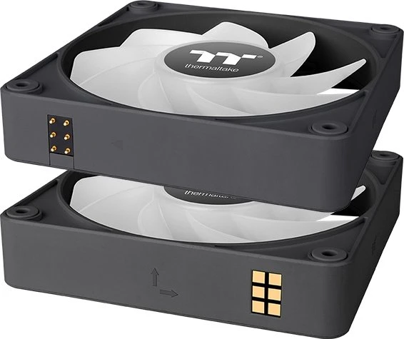 Thermaltake CT140 EX ARGB Sync Reverse Black, schwarz, 140mm, 3er-Pack