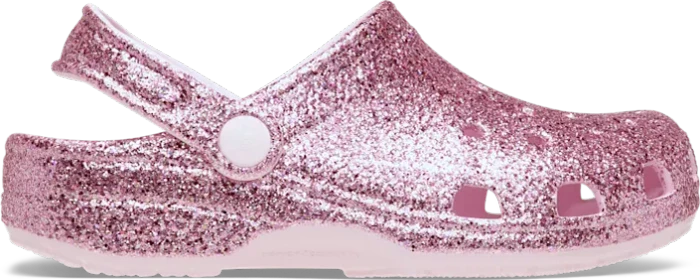 Crocs Classic Chunky Glitter Clog pink milk (Junior)
