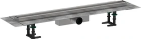 Hansgrohe RainDrain Compact Duschrinne, Komplett-Set, edelstahl gebürstet