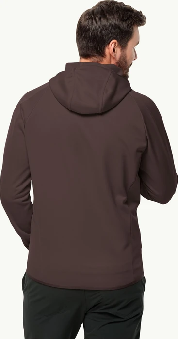 Jack Wolfskin Alpgrat Hooded FZ Jacke red earth (Herren)