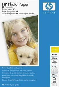 HP Fotopapier weiß, 10x15cm, 175g/m², 60 Blatt