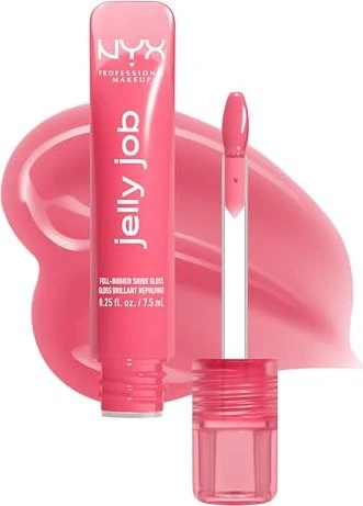 NYX Jelly Job Full-bodied High Shine Gloss 7 jelly blushin', 7.5ml
