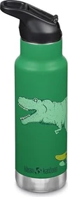 Klean Kanteen Kid Classic Flip Sport Cap Isolierflasche 355ml dino skate