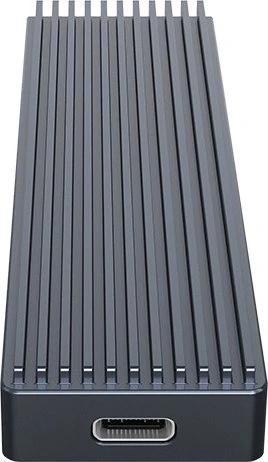 Orico NVMe M.2 SSD Enclosure, grau, USB-C 3.1