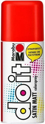 Marabu Do It Colorspray Satin Matt, zinnoberrot, 150ml (21070006006)