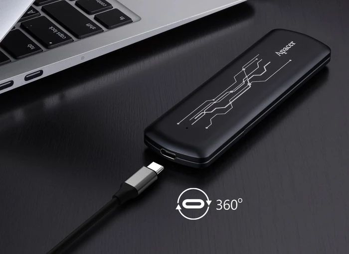 Apacer AS722, 1TB, USB-C 3.1