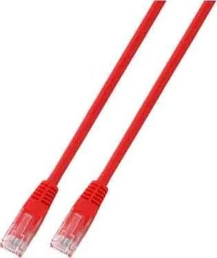 EFB Elektronik PVC CCA Patchkabel, Cat5e, U/UTP, RJ-45/RJ-45, 1m, rot