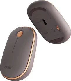 Acer AMR 100 Wireless Mouse Peach grau/orange, USB (GP.MCE11.03J)