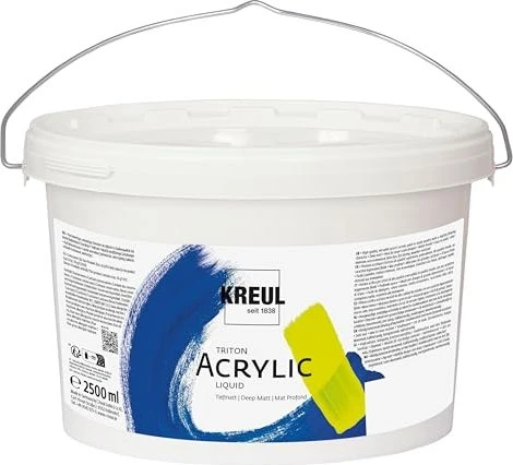 Kreul Solo Goya Triton Acrylic Acrylfarbe, weiß, 2.5l