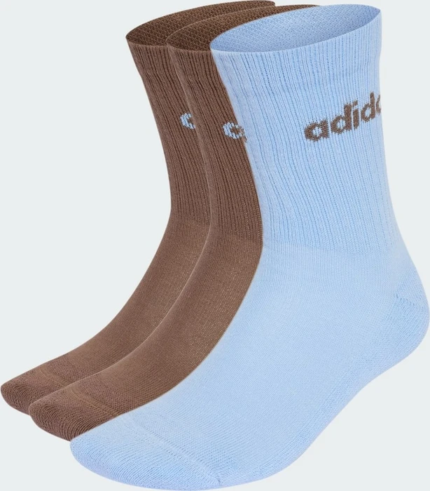 adidas Linear Crew Cushioned Socken, 3 Paar