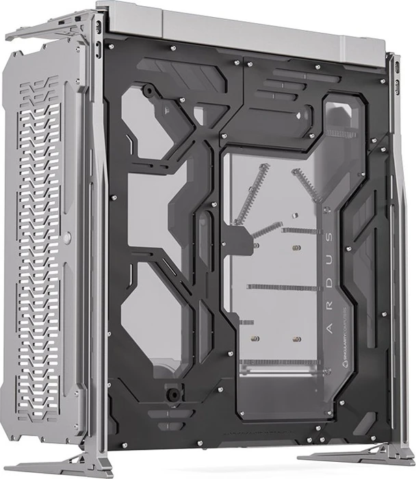 Singularity Computers Spectre 3.0 Ardus, silber, Acrylfenster