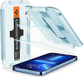 Spigen GLAS.tR EZ Fit Screen Protector für Apple iPhone 13 Pro Max, 2er-Pack