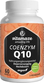 Vitamaze Coenzym Q10 200mg hochdosiert vegane Kapseln, 60 Stück