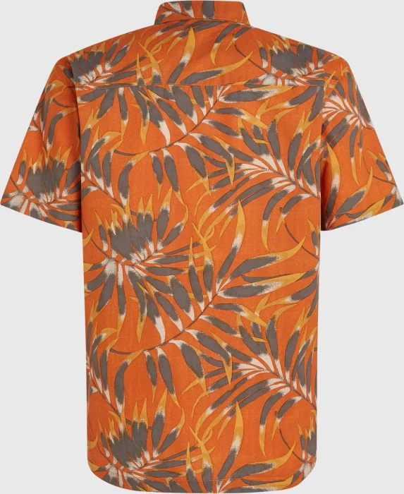O'Neill Print Hemd kurzarm orange dipped leaves (Herren)