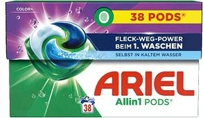 Ariel Color+ Allin1 Pods Waschmittel, 38 Stück