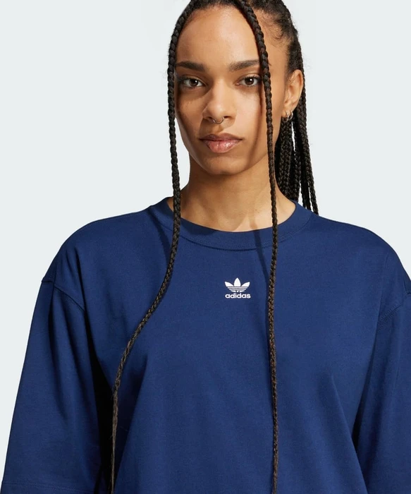 adidas Essentials Boyfriend T-Shirt kurzarm night indigo (Damen)