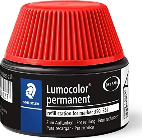 Staedtler Lumocolor 488 50 Permanentmarker Nachfüllstation 30ml, rot