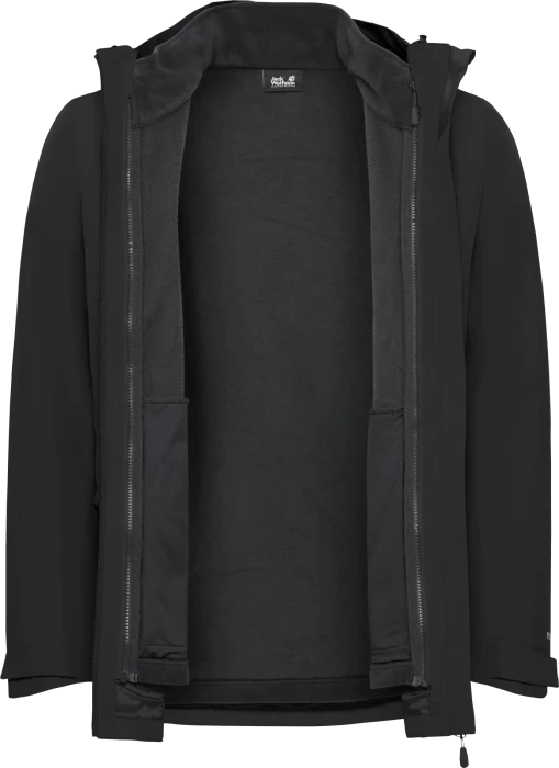 Jack Wolfskin Stonetrail 3in1 Funktionsjacke schwarz (Herren)